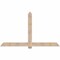 Ekena Millwork Eugene Smooth Timber Gable Bracket, Douglas Fir, 84"W x 49"H x 1 1/2"D x 5 1/2"F, 14/12 Pitch GBW084X49X0206EUG00SDF - alternate 1
